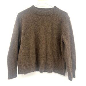 Quince Brown Crew Neck Sweater